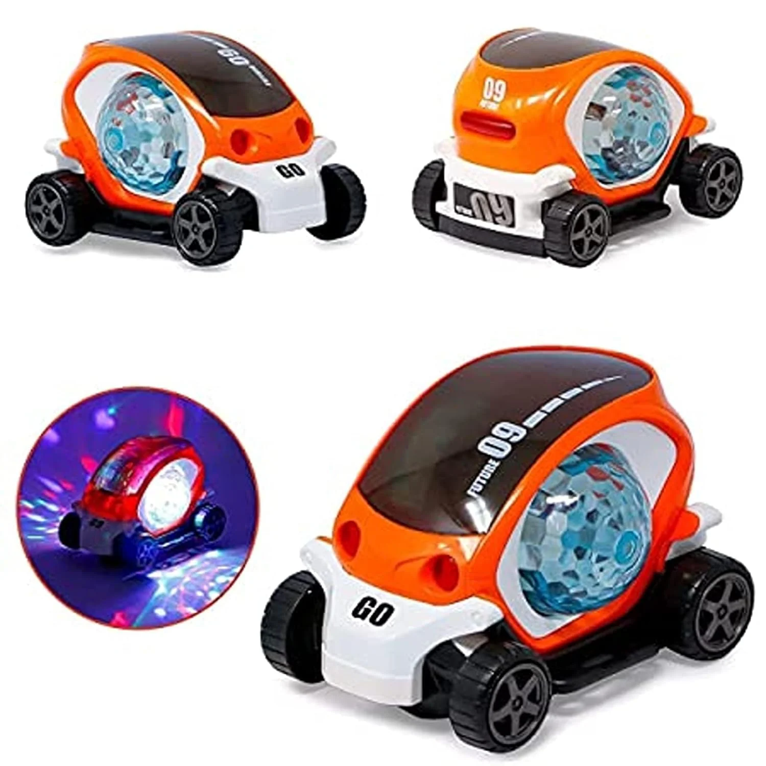 AM3471 09 Future Car 360 Degree Rotating Car Toy - Image 5