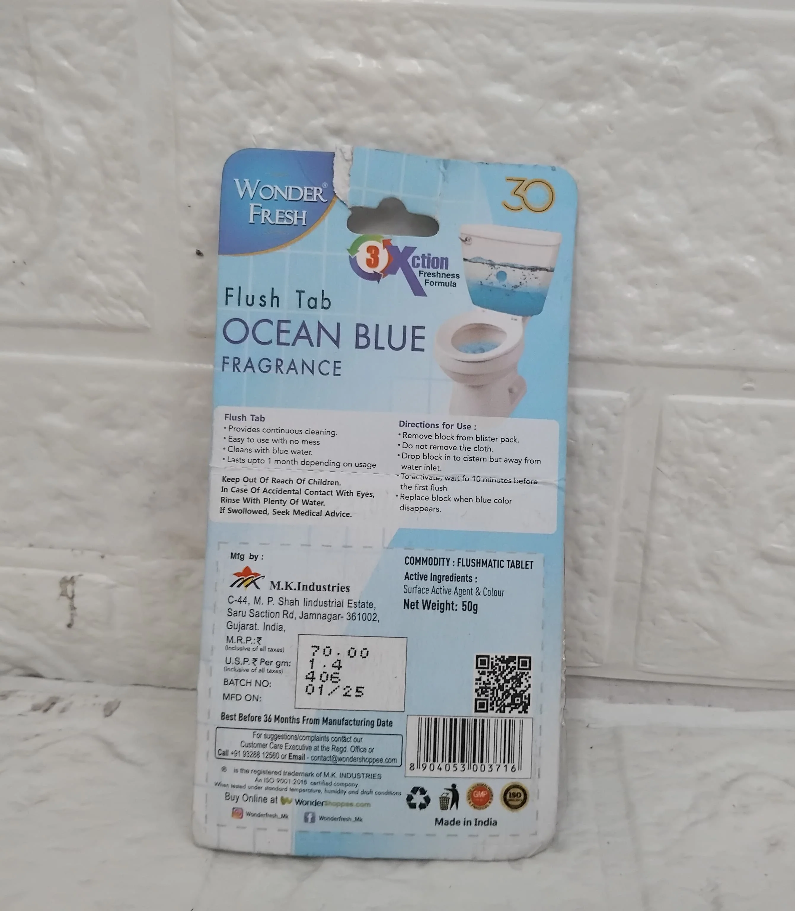 AM3517 Wonder Fresh Flushmatic Tablet Toilet Cleaner Flush Tab 50g - Image 8