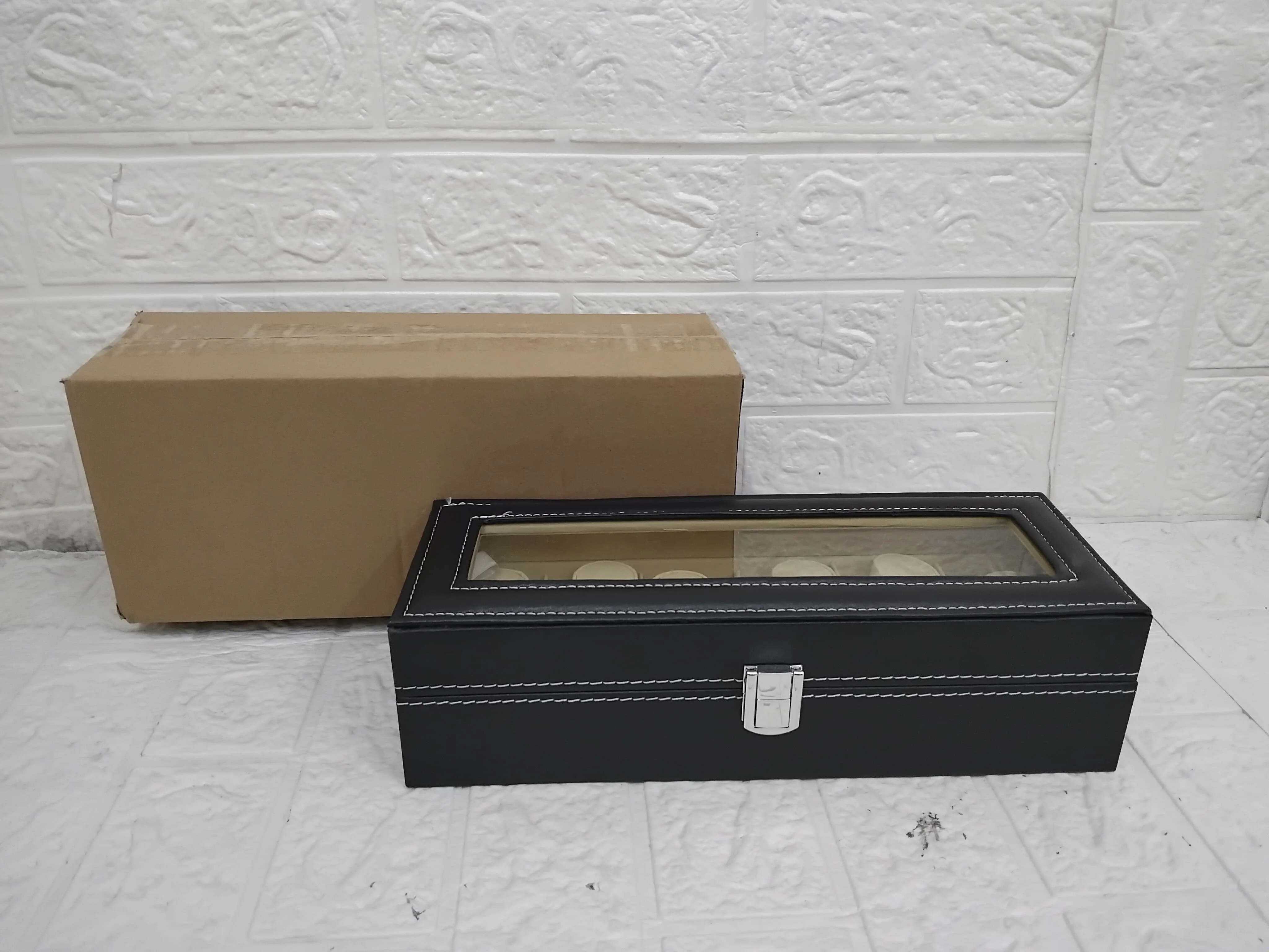 AM3542 Wrist Watch Display Box 6 Slots Watch Storage Box - Image 8