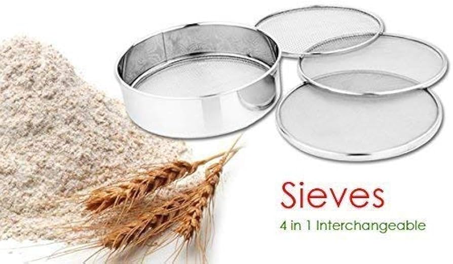 AM3551 SS Heavy 4 in 1 Interchangeable Sieves For use in Kitchen - Image 2