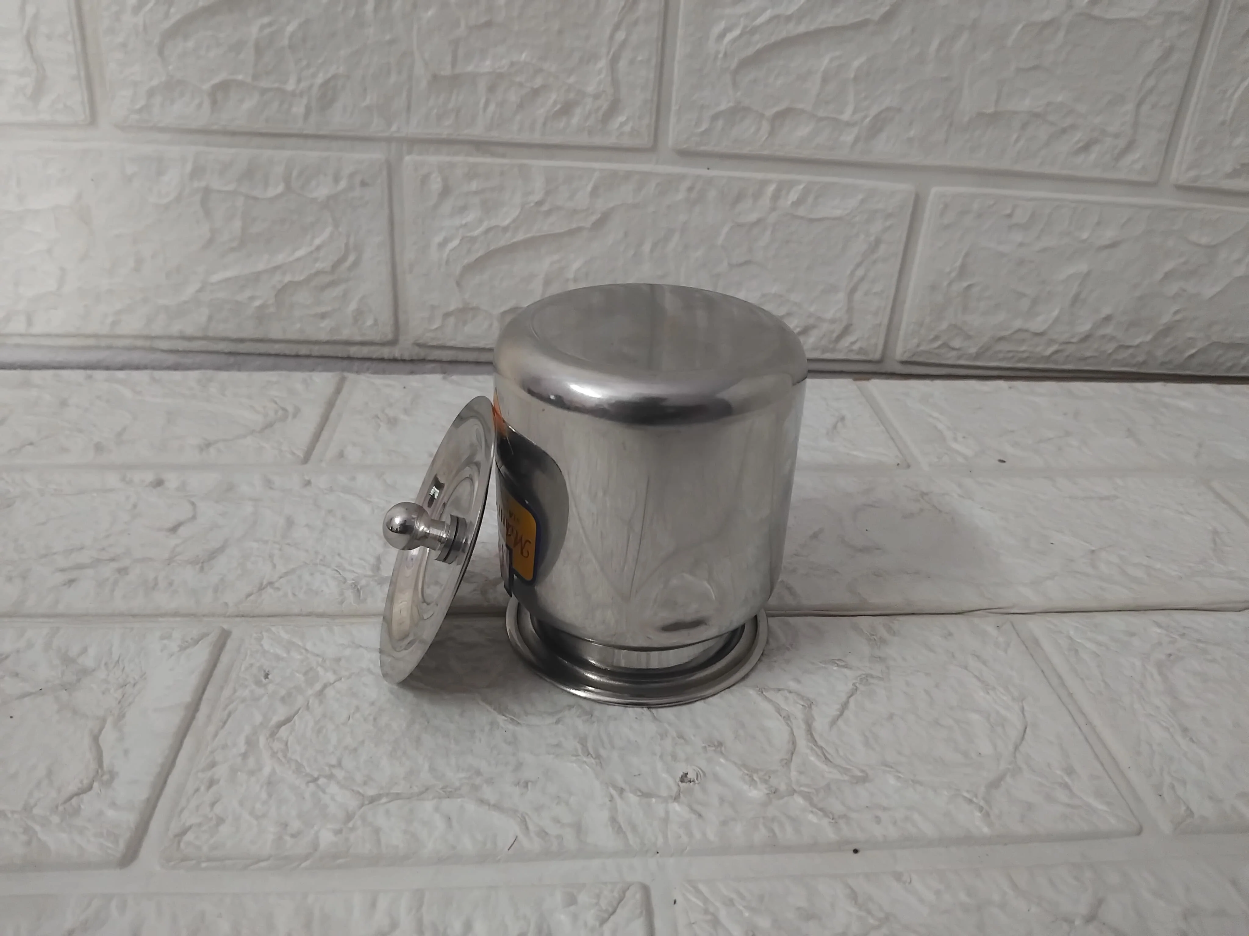 AM3564 Stainless Steel Ghee Pot No.02 for Kitchen Pack Of 1 Pcs - Image 6