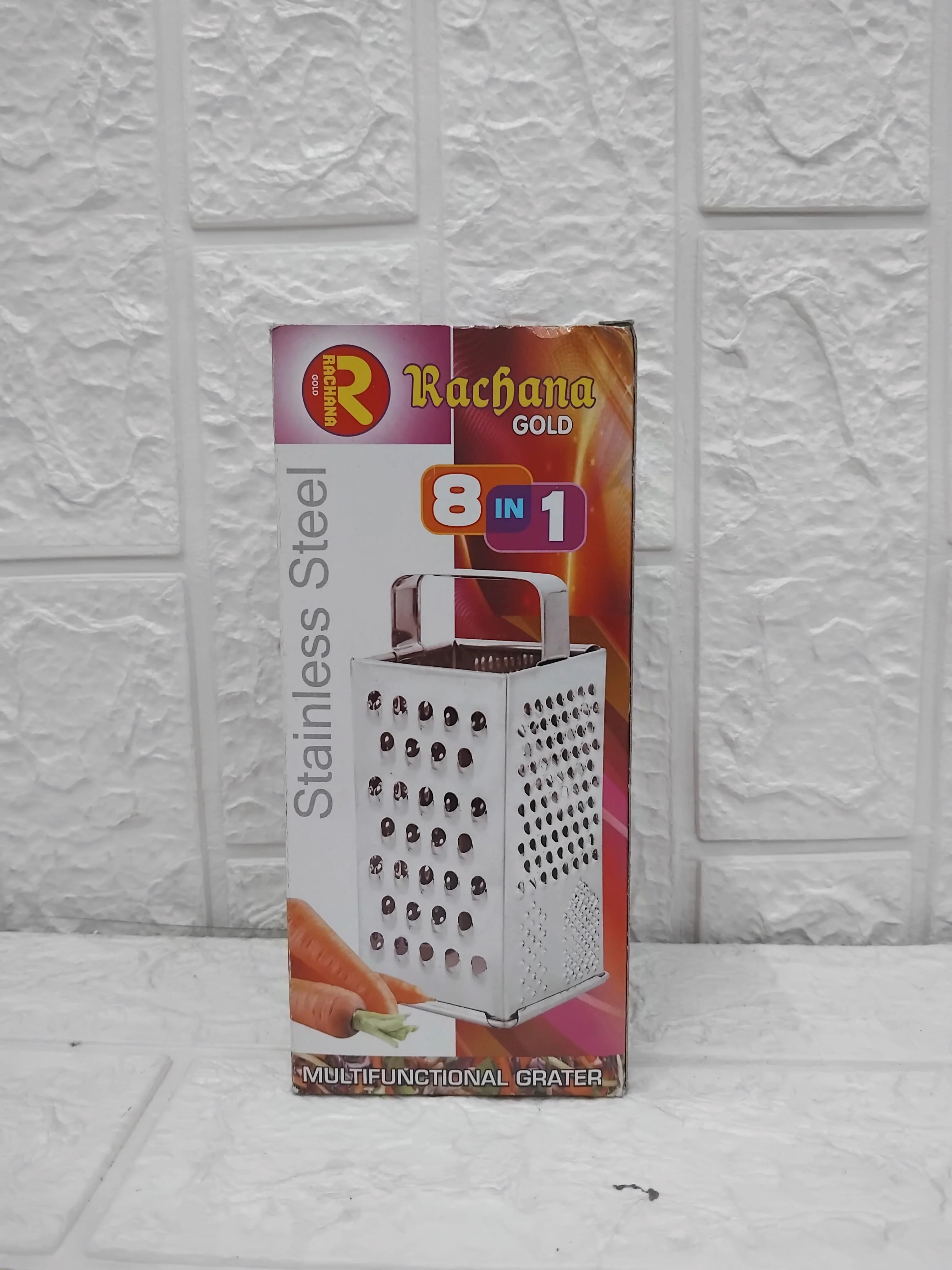 AM3574 Stainless Steel 8 in 1 Slicer & Grater For Kitchen Use 1 Pcs - Image 8