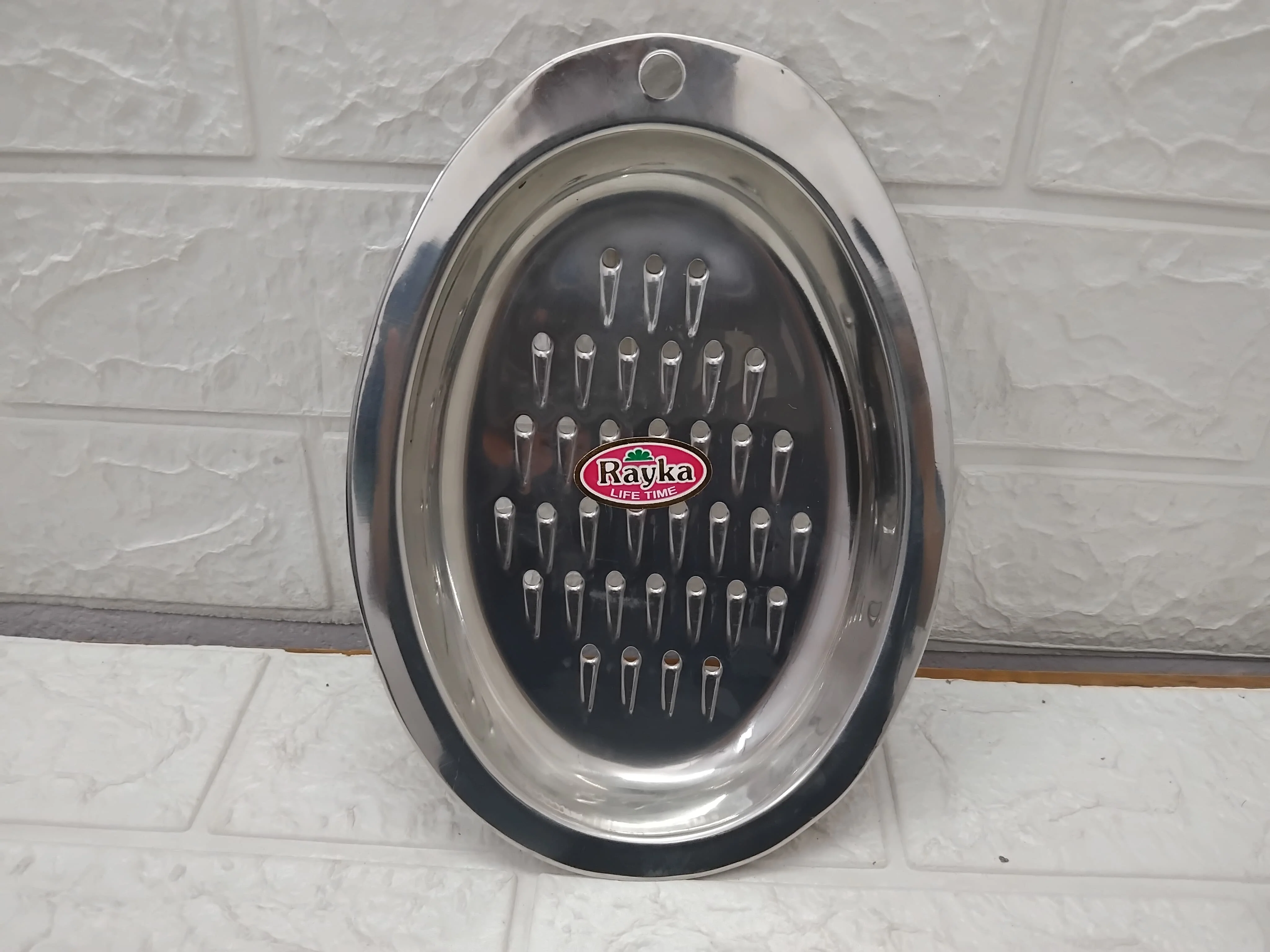 AM3579 Stainless Steel Flat Oval Khamani Pack Of 1 Pcs - Image 4