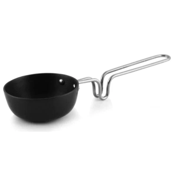 AM3582 Stainless Steel Wired Handle Tadka Pan (Vagharia) - Image 3