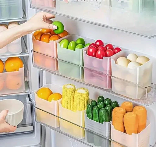 AM3586 Fridge Storage Boxes Sapce Saving Container 6 Pcs - Image 3