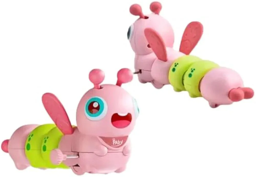 AM3596 Wiggle Wings Animated Bee Clockwork Spring Plush Toy 1 Pcs - Image 3