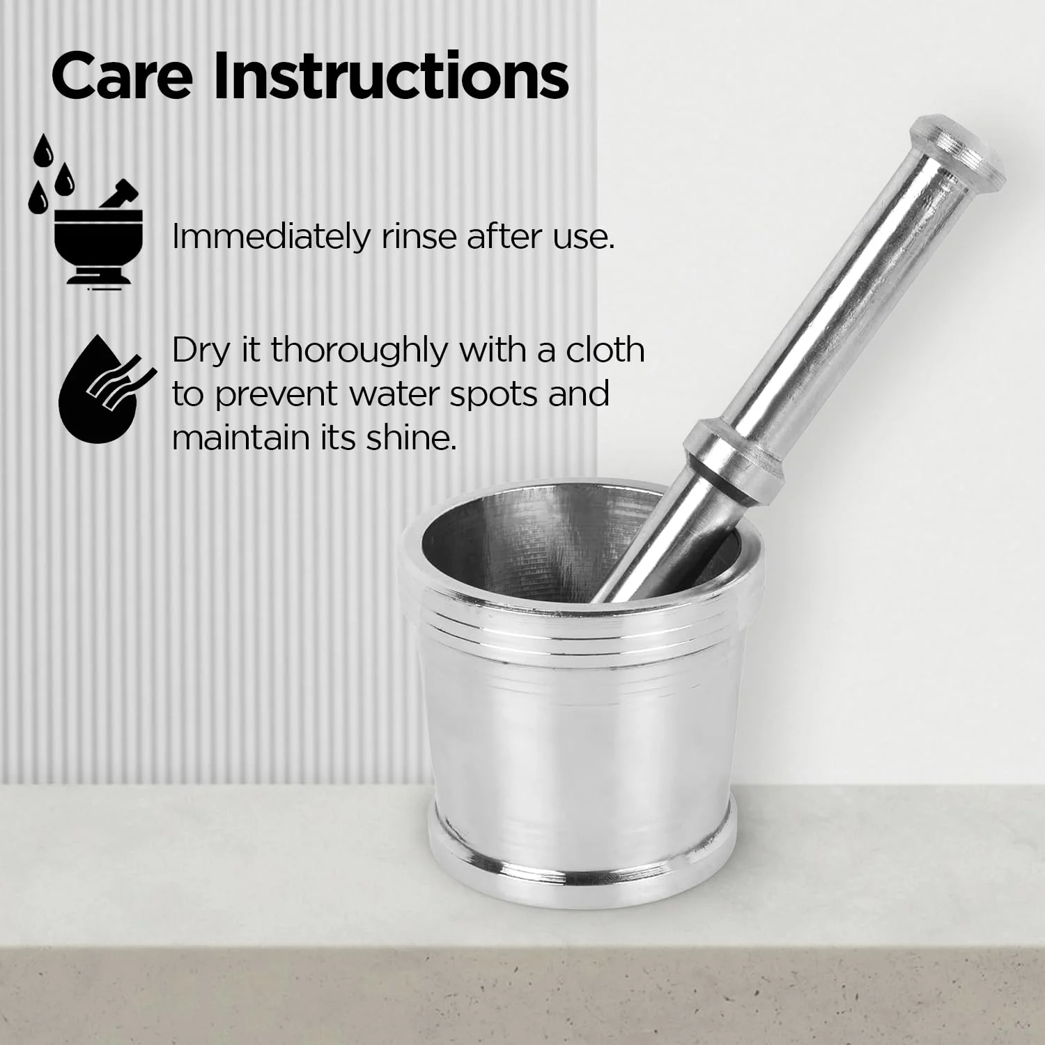 AM3605 Mortar Pestle Set No3 For kitchen - Image 5
