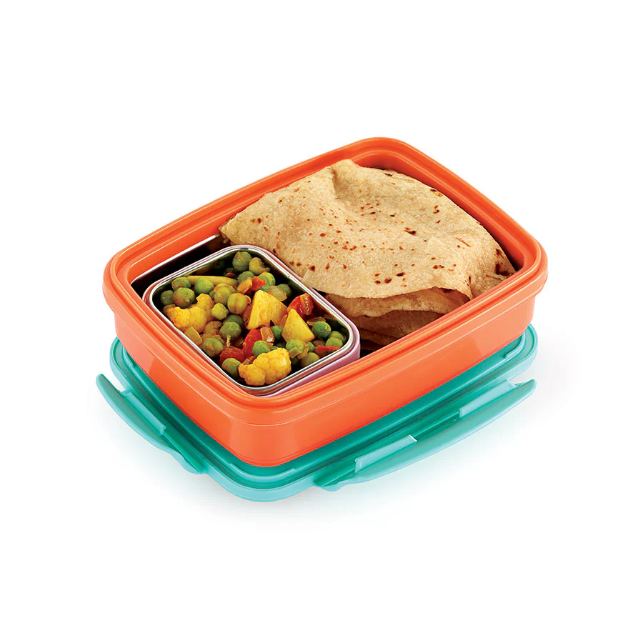 AM3650 Rishabh Nutri Steel Small Lunch Box Set of 1 Pcs - Image 2