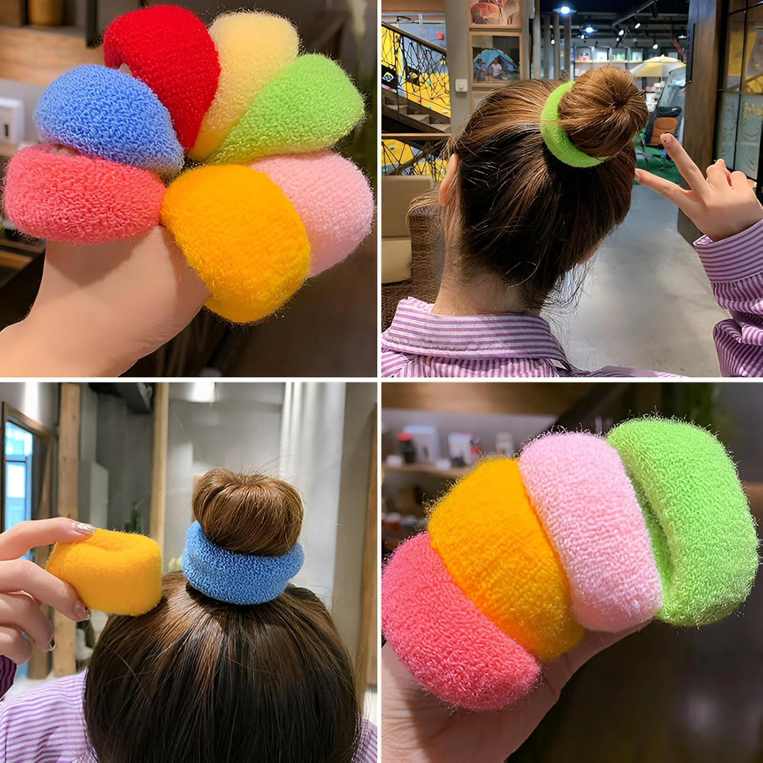 AM1253 Wool Soft Big Rubber Bands for Women & Girls 1Pcs - Image 5
