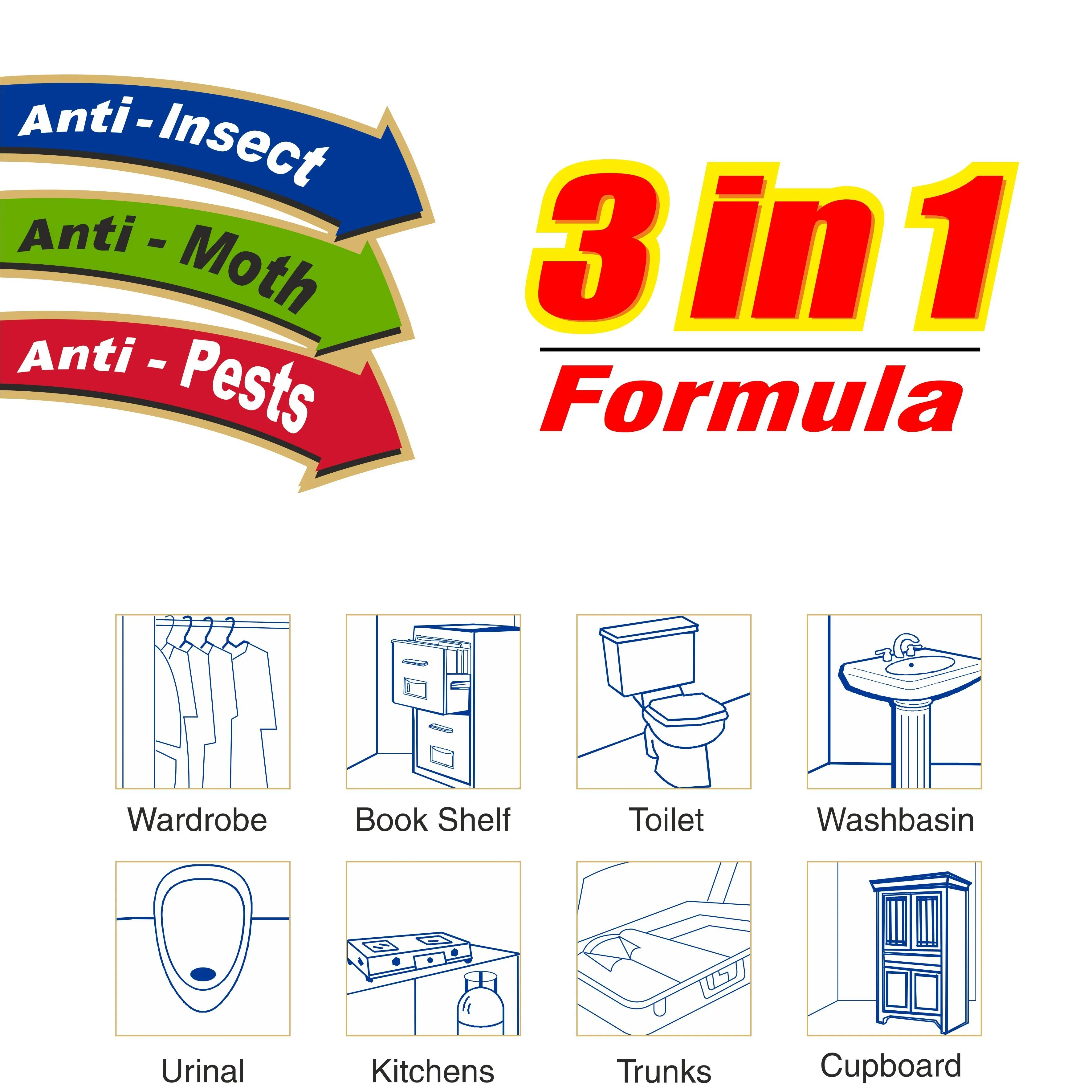 AM3658 Wonder Fresh Sani Cubes 75g Mix Fragrance Pack Of 1 Set - Image 4