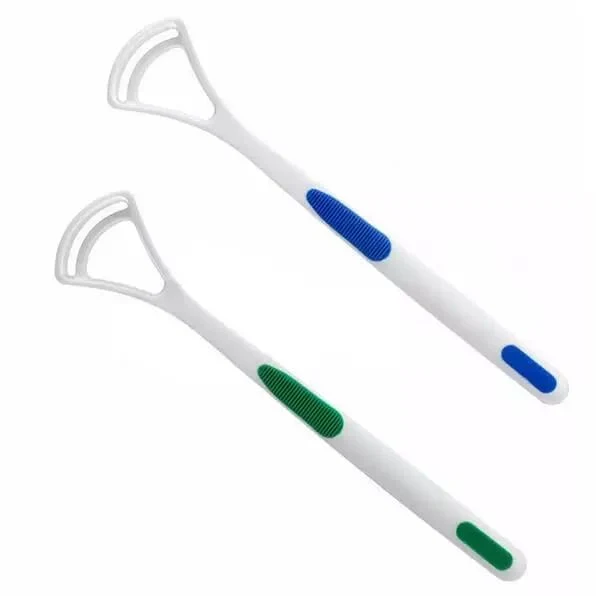 AM3661 Tongue Cleaner Double Tongue Scaper 2 Pcs Set (Multicolour) - Image 4