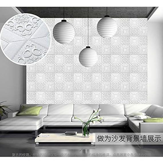 AM3668 3D Foam Bricks Wallpaper for Home decoration ,Office, Kitchen (70X70cm) - Image 3