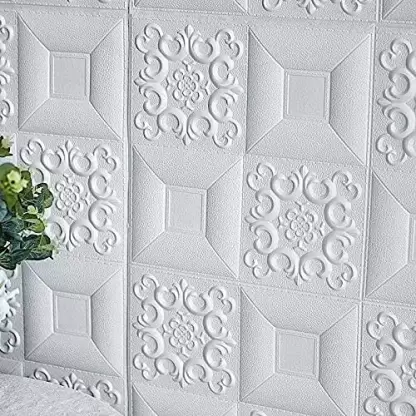 AM3668 3D Foam Bricks Wallpaper for Home decoration ,Office, Kitchen (70X70cm) - Image 6
