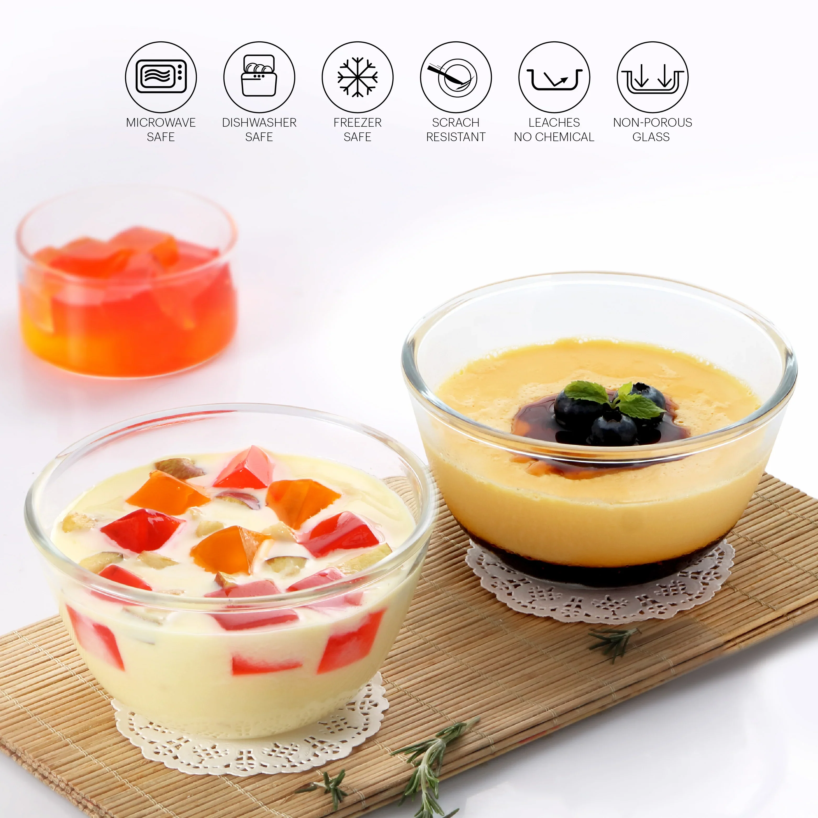 AM3682 Borosil Glass Mixing & Serving Bowl 500ml (IH22MB01150) - Image 10