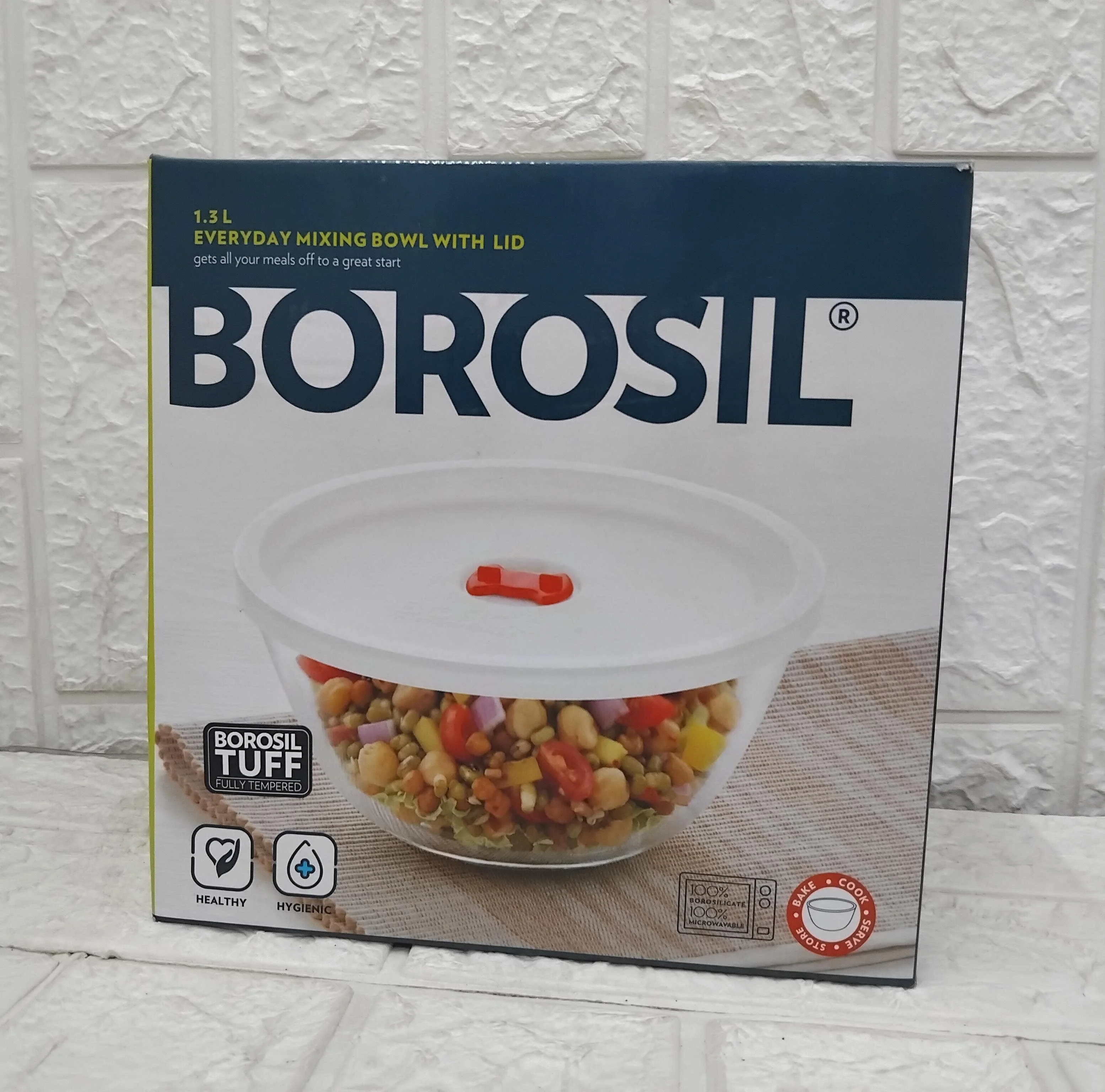 AM3687 Borosil 1.3L Serving & Mixing Bowl with Lid (IH22MB05213) - Image 11