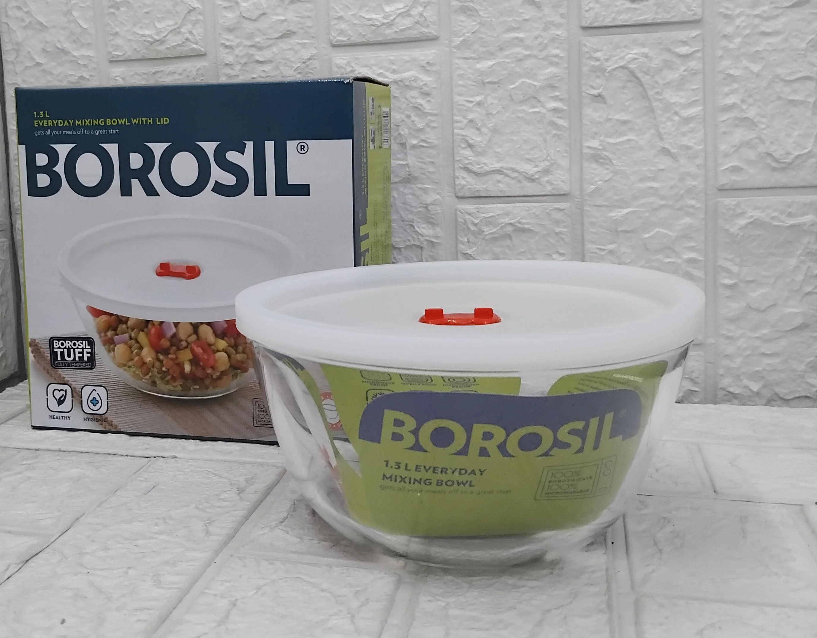 AM3687 Borosil 1.3L Serving & Mixing Bowl with Lid (IH22MB05213) - Image 12