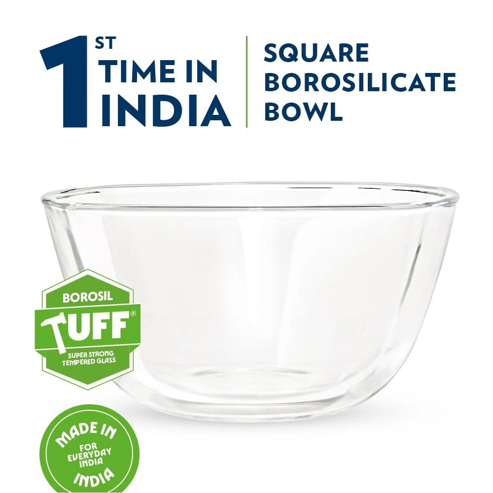 AM3690 Borosil 1.6L Serving & Mixing Square Bowl (BGFGBBWL0003) - Image 4