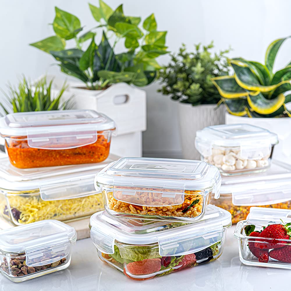 AM3700 Borosil Square 320ml Glass Storage Container For Kitchen - Image 8