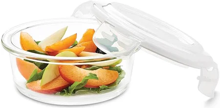 AM3702 Borosil Round 400ml Glass Storage Container For Kitchen 1 Pcs - ICYGCHRS400 - Image 5
