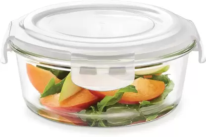 AM3702 Borosil Round 400ml Glass Storage Container For Kitchen 1 Pcs - ICYGCHRS400 - Image 6