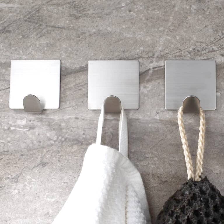 AM3709 Self Adhesive Stainless Mini Hooks 6 Pieces - Image 3