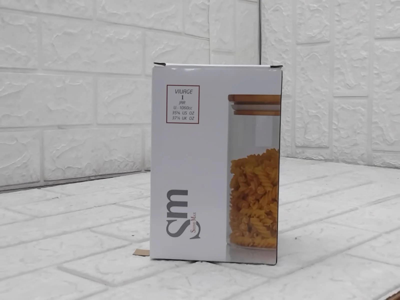 AM3730 ShineMax Borosilicate Glass Containers with airtight Wooden Lid 1 Pcs - Image 10