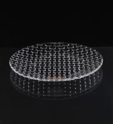 AM3732 The Precious Series Glass Snack Plate 6 Pcs  (SMP011)