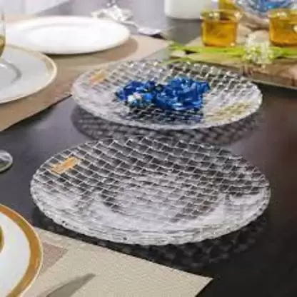 AM3732 The Precious Series Glass Snack Plate 6 Pcs  (SMP011) - Image 4