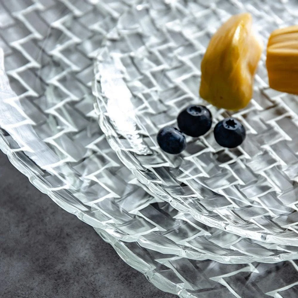 AM3732 The Precious Series Glass Snack Plate 6 Pcs  (SMP011) - Image 7
