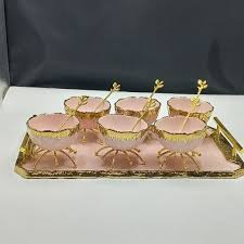 AM3733 Ice Cream Bowl Set With Tray 7Pcs