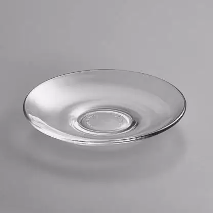 AM3741 Saucer Round Glass Plates Set Of 6 (LXP7012) - Image 2