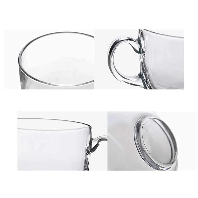AM3744 Round Glass Tea Cup Set Of 6 (LXZB93) - Image 5