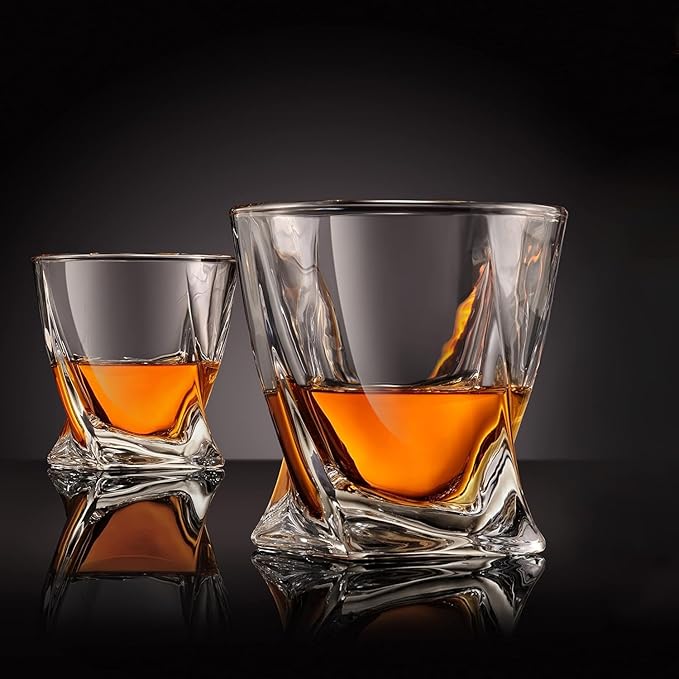 AM3746 Twist Whiskey Glasses Set of 6 Pcs 150ml - Image 2