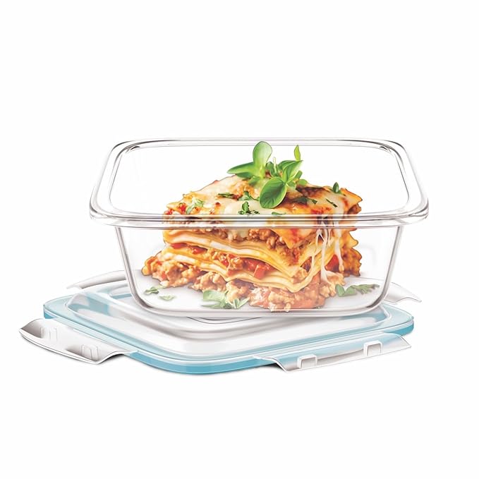 AM3759 Red Apple Square 400ml Food Container Set of 1 Pcs (RA4001) - Image 3