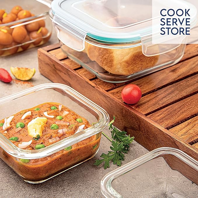 AM3759 Red Apple Square 400ml Food Container Set of 1 Pcs (RA4001) - Image 9