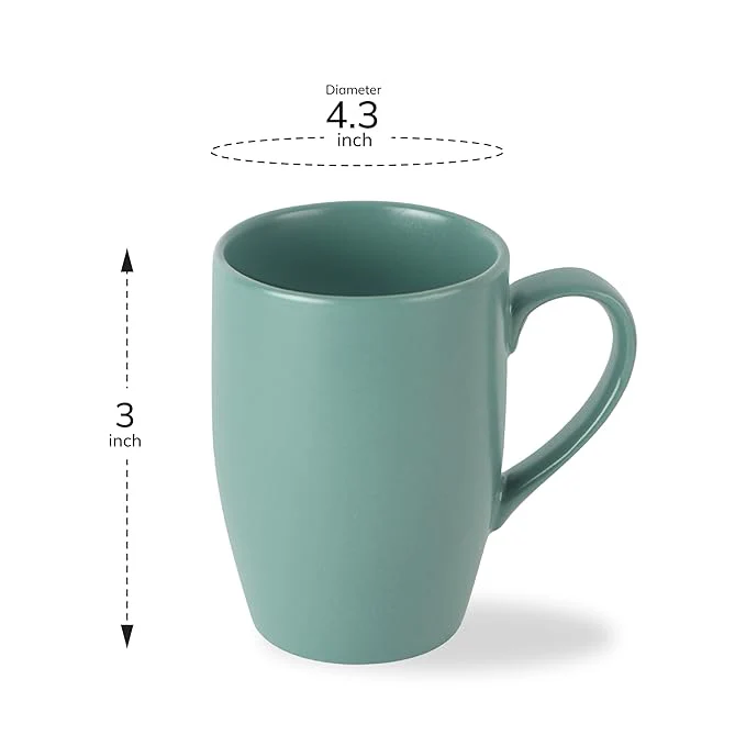 AM3766 CELLO Tierra Large Color Matt Panache Mug 230ml Set of 2 (Multicolour) - Image 6