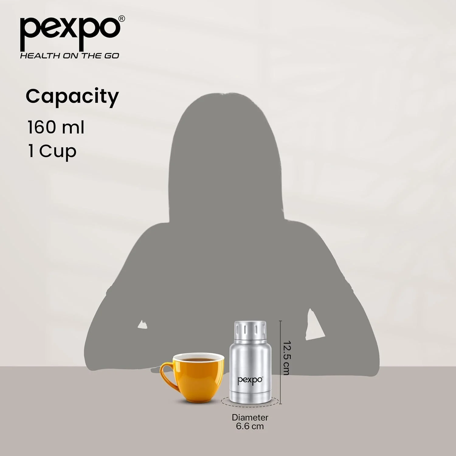 AM3777 Pexpo Cameo Thermo Bottel  160ml - Image 6