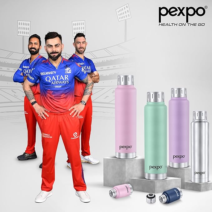 AM3778 Pexpo Cameo Vacuum Insulated Stainless Steel Water Bottle - Image 2