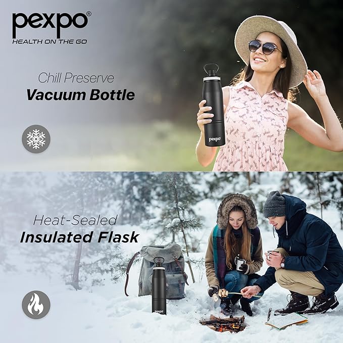 AM3780 Pexpo Altros Stainless Steel Hot & Cold Vacuum Insulated Flask - Image 2