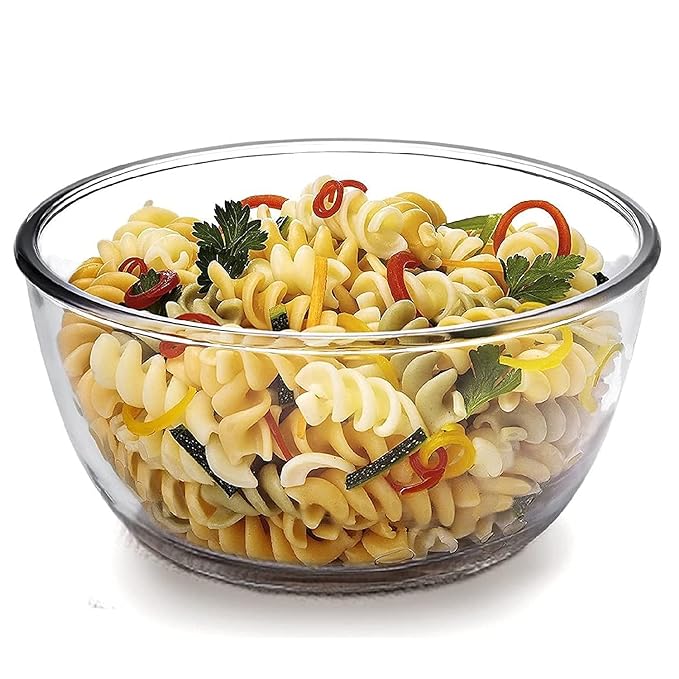 AM3784 CELLO Ornella Glass Mixing Bowl 1000ml Without Lid - Image 3