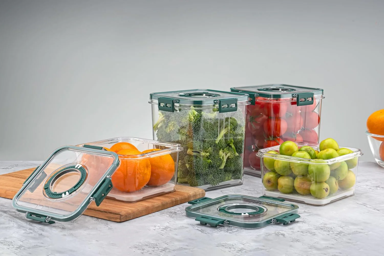 AM3798 Fridge Storage Container with Time keeping on Top Lid - Image 2