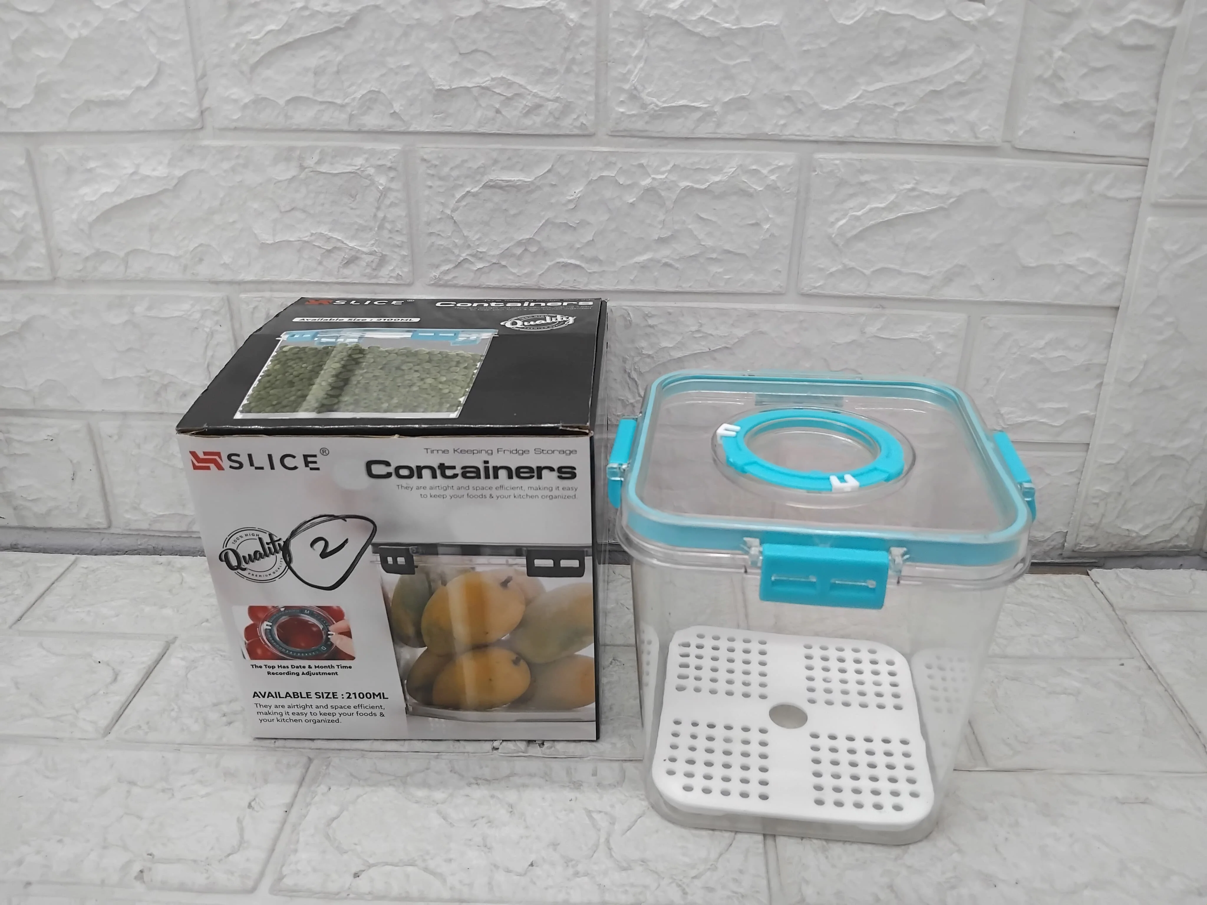 AM3798 Fridge Storage Container with Time keeping on Top Lid - Image 9