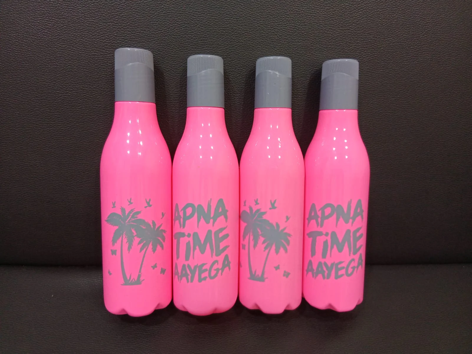 AM3817 plastic Apna time water Bottle 500ml (4pcs) - Image 3