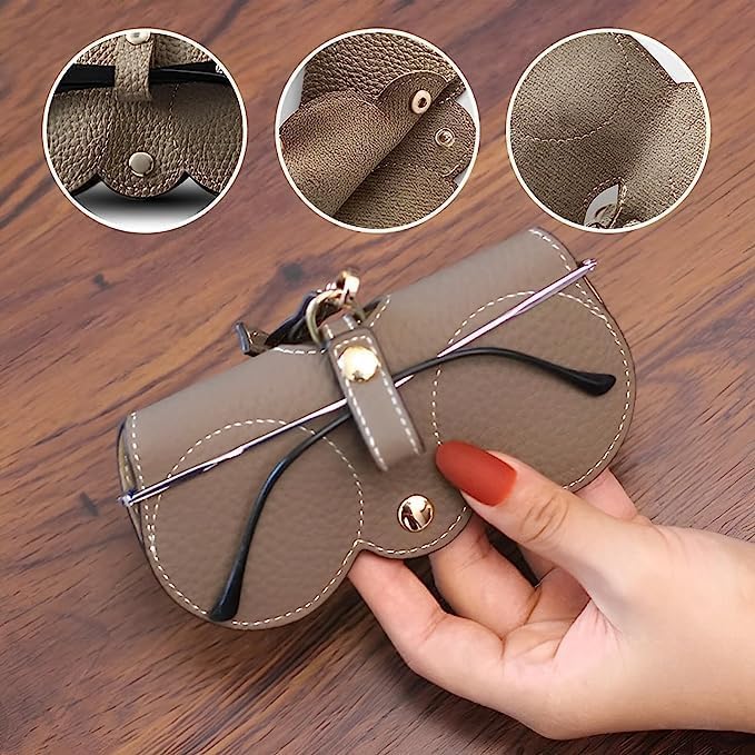 AM3841 Leather Sunglass Bag Case - Image 2