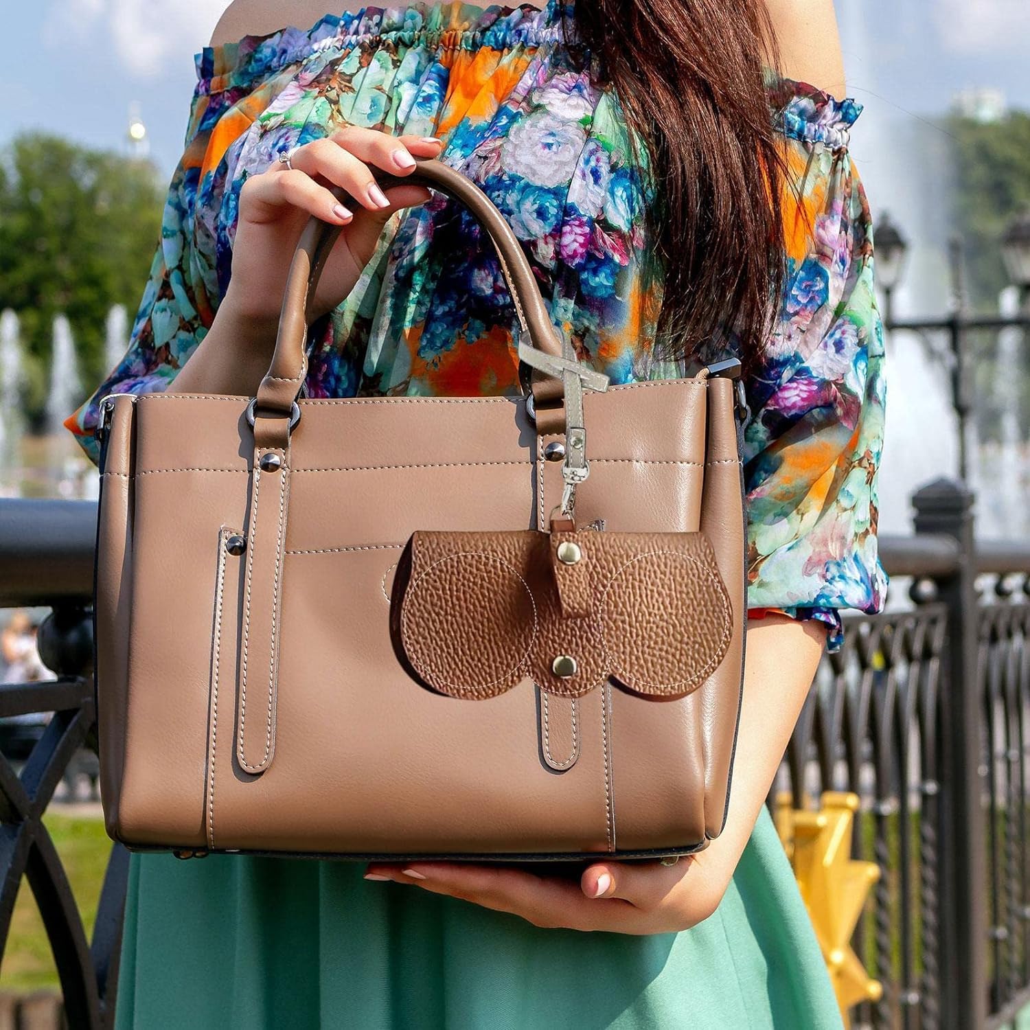 AM3841 Leather Sunglass Bag Case - Image 5