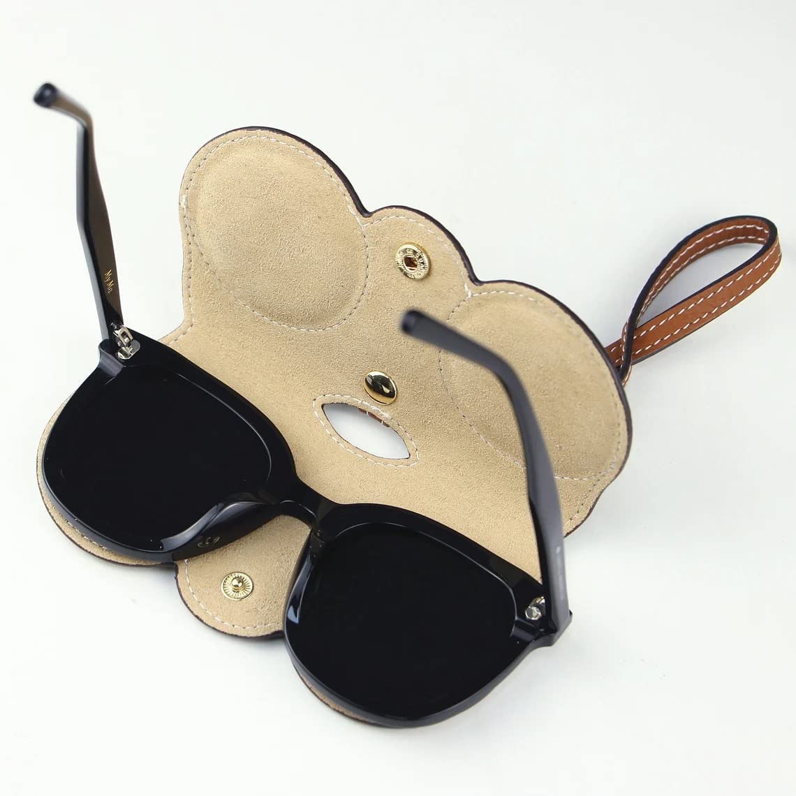 AM3841 Leather Sunglass Bag Case - Image 6