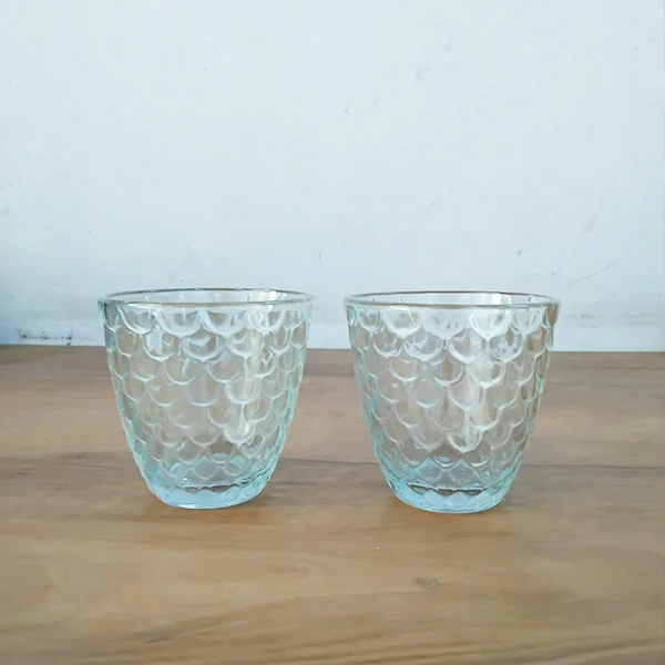 AM3859 Moulded Design Fish Premium Glass Set (2Pcs) - Image 3