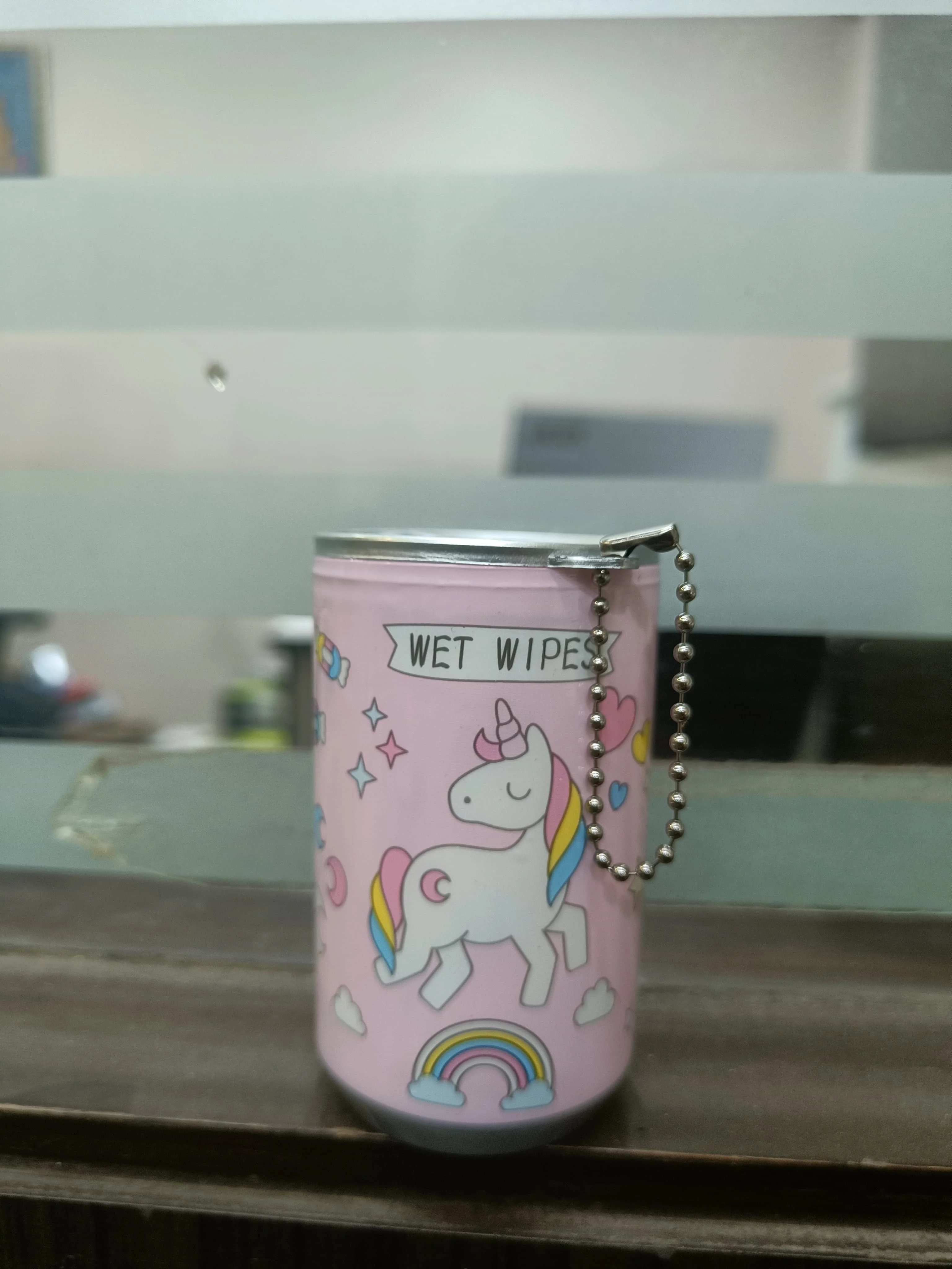 AM3863 Unicorn Mini Baby Wet Wipes Tin Pack ,Tissue Can for Cleaning Face Body - Image 8