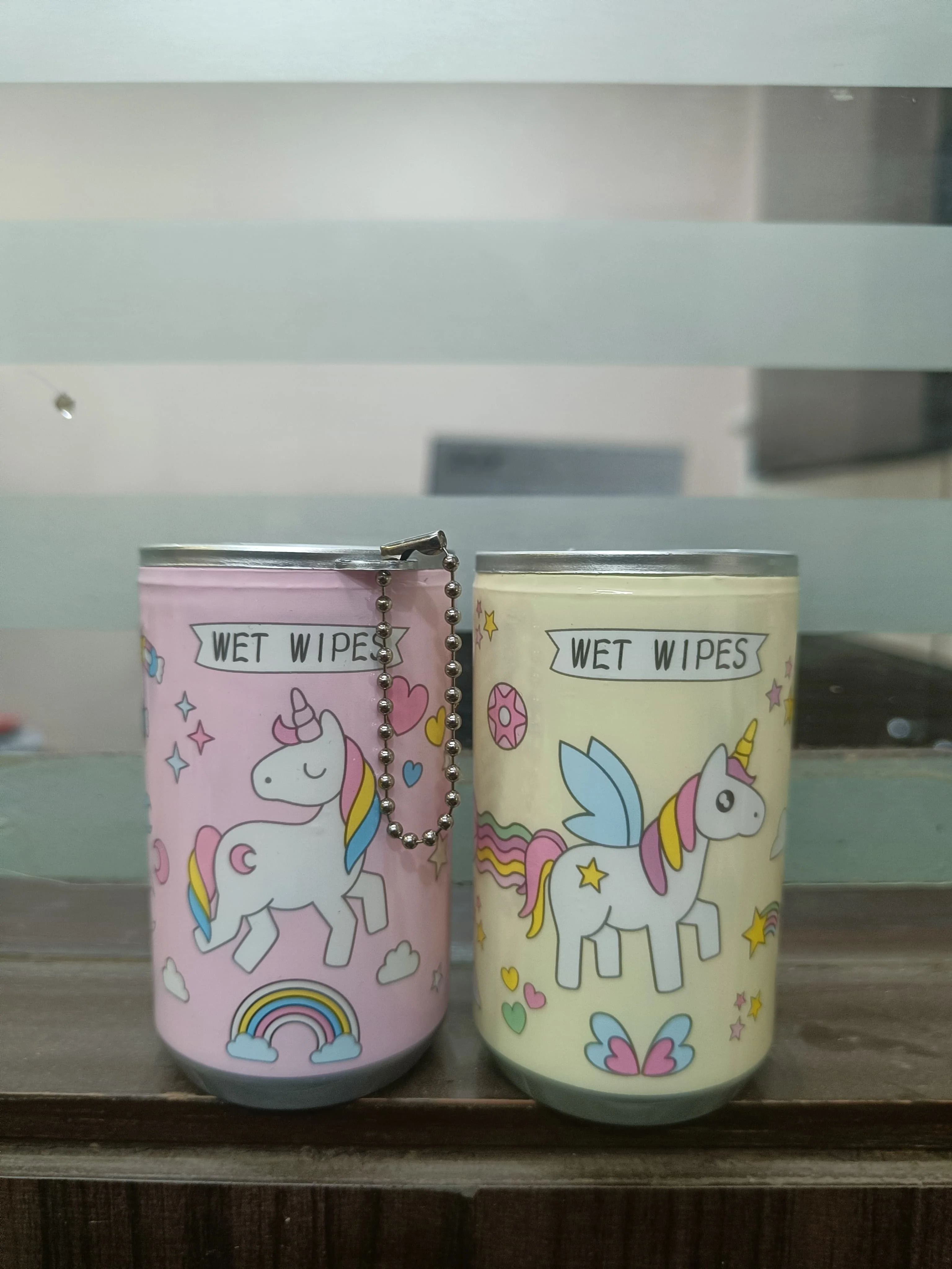 AM3863 Unicorn Mini Baby Wet Wipes Tin Pack ,Tissue Can for Cleaning Face Body - Image 9
