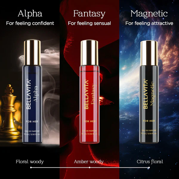 AM3886 Bella Vita Mood Collection Gift Set For Her - 3 x 15ml - Image 2